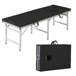 Table de massage portable de haute qualité, très demandée, lit de spa pour extensions de cils, lit de thérapie pliable avec appui-tête détachable - Product Image 1