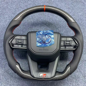 도요타 스티어링 휠 어셈블리 업그레이드 된 탄소 섬유 스타일 프라도 도요타 힐럭스 크라운 LC 랜드 크루저 쿨 도요타 프라도 - Product Image 3