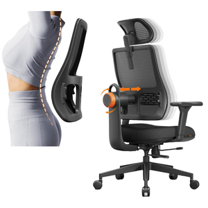 Chaise de bureau gaming ergonomique à dossier haut avec fonction de suivi automatique et réglage pivotant - Product Image 5