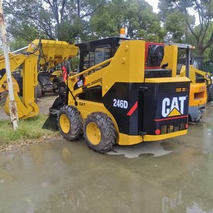 Caterpillar <b>Cat</b> 246D 2022 Model Secondhand Mini Skid Steer Loader 4x4 <b>Wheel</b> Drive <b>CAT</b> Engine 2.4 Ton Rated Load 60KW Power - Product Image 5