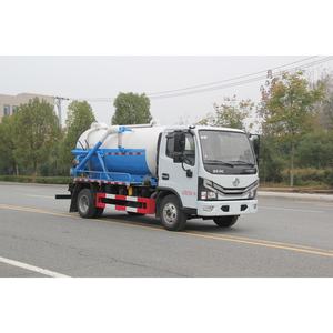 Camion d'aspiration des eaux usées diesel manuel de haute qualité DFAC avec <span class=keywords><strong>pompe</strong></span> à vide intégrée - Product Image 1