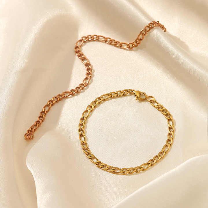 Shop Figaro Chain Wholesale Couple Bracelets - Tarnish Free