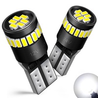 Ampoule LED AUXITO Bestseller T10 194, blanche, neuve, kit d'éclairage de plaque d'immatriculation, ampoule de phare LED 6000K pour éclairage intérieur de voiture