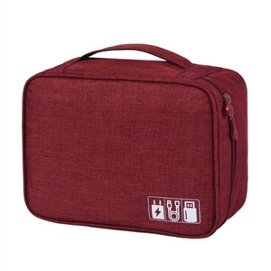 Portable Zipper Travel Gadget Digital Electronic Accessories Storage <b>Cable</b> Organizer <b>Bag</b> - Product Image 5