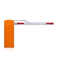 Barrières de circulation Bras pliable à 90 degrés Couleur orange Barrière de stationnement automatique Contrôle à distance de la barrière de stationnement