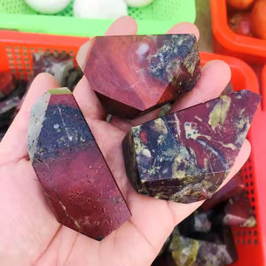 Piedra de Sangre de Dragón Natural Tallada a Mano al por Mayor, Piedra Pulida en Forma Libre para Decoración del Hogar y Sanación - Product Image 3
