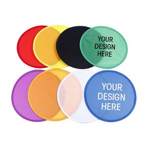 Abanico Plegable Publicitario de Poliéster a Todo Color 2026 con Logotipo Personalizado y Bolsa para Exteriores - Product Image 1