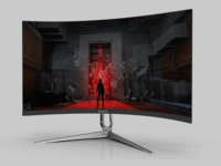 Moniteur de jeu professionnel 27 pouces, QHD 2K, gamme de couleurs professionnelle, 280 Hz, IPS plat, résolution 2560 x 1440 pixels, 280 Hz