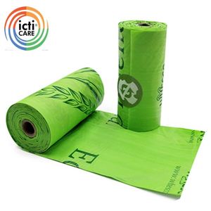 Sac à déjections canines biodégradable imprimé avec logo personnalisé, respectueux de l'environnement, certifié pour les déchets animaux - Product Image 1