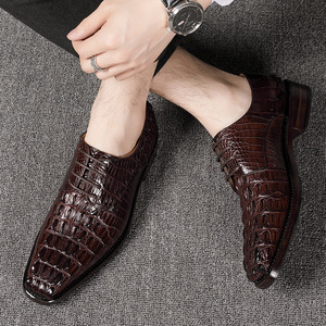 Chaussures habillées Oxford en cuir véritable faites à la main pour hommes Xinzirain, chaussures décontractées en cuir pour mariage et soirée - Product Image 3