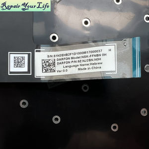 Teclado de ordenador portátil con retroiluminación RGB HB hebreo Snap-On para <span class=keywords><strong>MSI</strong></span> <span class=keywords><strong>GE66</strong></span> <span class=keywords><strong>Raider</strong></span> GS66 Stealth, teclado de MS-16V1 con retroiluminación 9Z.NJ2BN.N0H - Product Image 4