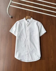 Chemise à manches courtes Ralph Lauren classique vintage décontractée de style designer de luxe, respirante, 100% coton, pour hommes - Product Image 2