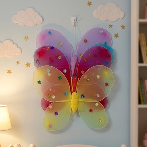 Set di tre pezzi per bambine e farfalle monostrato <span class=keywords><strong>ali</strong></span> d'<span class=keywords><strong>angelo</strong></span> per decorazioni Festival - Product Image 1
