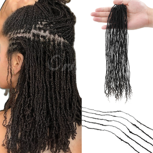 Estensioni per <span class=keywords><strong>Capelli</strong></span> Sisterlocks Intrecciate Originea con Punte Ricce, 100% <span class=keywords><strong>Veri</strong></span> Micro Loc Extensions in <span class=keywords><strong>Capelli</strong></span> Umani all'Uncinetto - Product Image 1