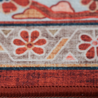 Hochwertiger Chenille-Mittel teppich mit Polyester druck
