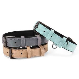 <span class=keywords><strong>Collar</strong></span> de perro mascota ajustable duradero de lujo personalizado al por mayor, conjunto de <span class=keywords><strong>collar</strong></span> y correa reflectante de cuero PU para perros y gatos - Product Image 3