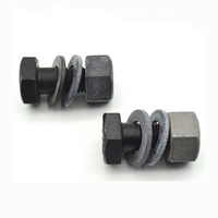 Visserie métrique standard ASTM A490M DIN933, grade 10.9, 12.9, boulons à tête hexagonale en acier allié, boulons simples M20 x 15 x 80, haute résistance à la traction