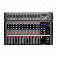 Console de mixage professionnelle EIF CT Series 6/8/12/16 canaux avec DSP intégré à 16 canaux, effet d'écho, 2 sorties auxiliaires, 1 sortie retour