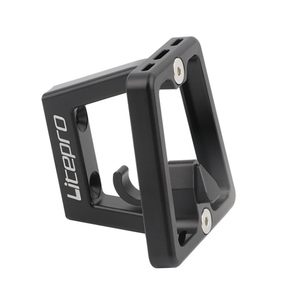 Soporte de mochila de aleación de aluminio OEM Litepro, almohadilla de Nariz de cerdo dividida ajustable, soporte de estante delantero de bicicleta plegable Birdy para Brompton - Product Image 6