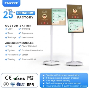 Téléviseur portable professionnel 8 Go avec son stéréo sans fil, capacités de jeu optimisées, et écran LED rotatif pour l'étude et le bureau - Product Image 1