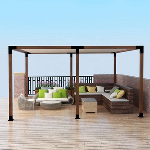 Kit de pergola en acier et bois avec support d'angle, connecteur de poutres en bois et support de pergola - Product Image 5