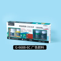Kit de peinture DIY Giorgione 6618-6C pour aquarelle, acrylique, huile, tissu, verre, affiche - pour papier, toile et autres supports