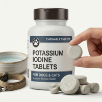 Comprimés professionnels d'iode et de potassium pour chiens : Soutien de la santé thyroïdienne, processus métabolique, complément alimentaire