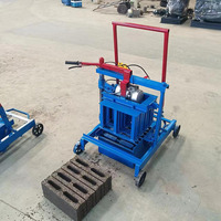 Machine manuelle compacte pour la fabrication de blocs de béton et de briques, à vendre en Ouganda