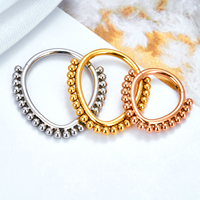 Kaishee Vente en gros Anneau de nez clicker en acier inoxydable 316L 16G avec perle indienne goutte d'eau 8/10/12mm Bijoux de piercing