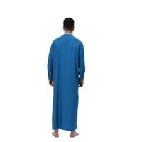 Robe Qatari en velours lavé pour homme, style Thobe, Abaya musulmane modeste, similaire à la Burqa de Dubaï, style arabe, vente en gros