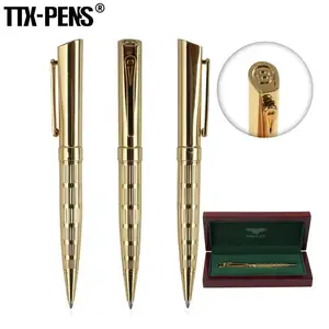 TTX Wholesale Luxury Gift Office Gold Personalized Metal Ballpoint Pen