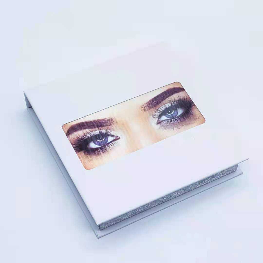 White eyelash box