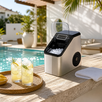 Machine à glaçons automatique électrique personnalisable avec logo, fabrication OEM, or rose, 8 sphères de glace à dissolution lente pour la maison, le bar, le whisky
