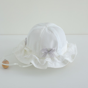 Printemps Automne Bébé Mignon Pur Coton Parasol Chapeau Offre Spéciale Infant <span class=keywords><strong>Bonnet</strong></span> Chapeau de Soleil d'Été - Product Image 5