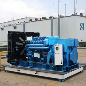 Groupe électrogène à mazout lourd 1MW 2MW 5MW 10MW à châssis ouvert, pour installation en parallèle, CE 50/60Hz, triphasé 4 fils, 95% de rendement, multi-usages - Product Image 2