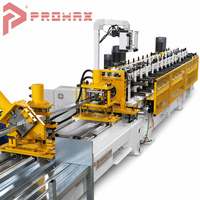 Machine de profilage de profilés légers : Chaque taille de montants et de rails est enregistrée en mémoire pour une rappelée en un clic à tout moment ultérieur.