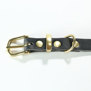 Collier de chien en cuir réglable incrusté de cristaux <span class=keywords><strong>Swarovski</strong></span>, simple, personnalisé, vente en gros, collier pour animaux de compagnie, cadeau personnalisé pour animaux de compagnie - Product Image 5