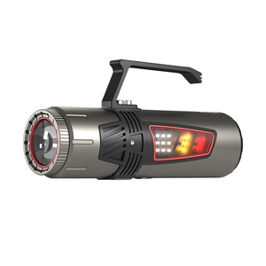 ไฟฉายแบบชาร์จไฟได้ 12W LED อลูมิเนียมอัลลอยด์แบบซูมได้พร้อมไฟด้านข้างสำหรับการใช้งานการล่าสัตว์ตกปลากลางแจ้ง - Product Image 5