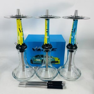 Vente en gros d'usine, ensemble de narguilé Amotion allemand, boîte cadeau, acier inoxydable, <span class=keywords><strong>chicha</strong></span> de grande taille, salon de fumée, bar, ensemble <span class=keywords><strong>chicha</strong></span> - Product Image 4