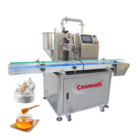 Machine de remplissage automatique à piston pour crème, shampoing, après-shampoing, ketchup et miel
