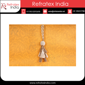 Decorative Handmade Indian Acrylic <b>Tassel</b> Pom Pom best <b>Tassel</b> <b>Fringe</b> Bulk Supply in India - Product Image 2