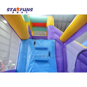 Tùy chỉnh lâu đài bouncy Inflatable Bouncer trẻ em Inflatable nhà bị trả lại với trượt nước nhảy lâu đài trượt với bóng hồ bơi - Product Image 6