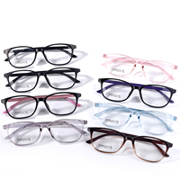 Monture de lunettes légère en TR90 à monture complète avec plaquettes de nez intégrées, lunettes de lecture optiques, protection oculaire, unisexe et tendance