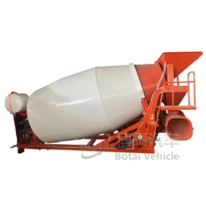 Self loader concrete mixer Engine large capacity mini concrete mixer with lift commercial concrete mixer
