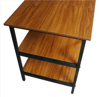 Table de bureau pliable réglable en bois pour bureau PC Table d'étude pour bureau à domicile pour chambre à coucher Tables d'appoint pour usage domestique