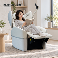 Fauteuil de massage intelligent portable à gravité zéro, fournisseur OEM ODM en gros, avec chauffage, Bluetooth, recharge sans fil, mobilier de maison