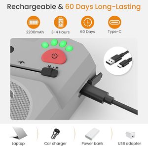 Dispositivo Antiladridos para Perros, 3 Modos, Ultrasónico, Recargable, Impermeable IPx6, 50 Pies, Fabricado en Fábrica - Product Image 4