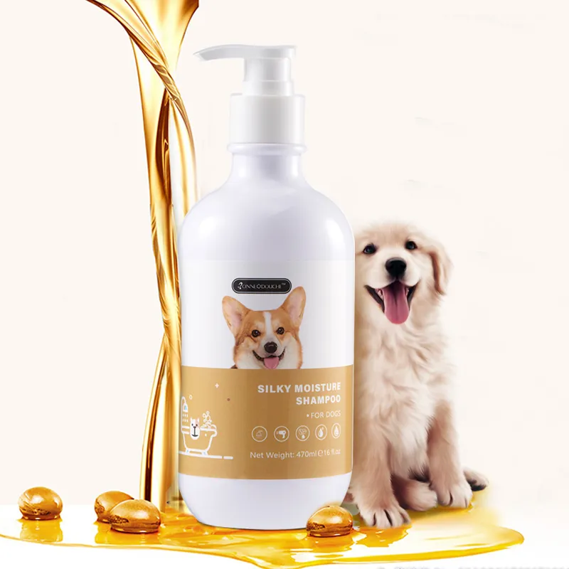 Nhãn Hiệu Riêng Pet Grooming Sản Phẩm Mượt Độ Ẩm Trắng Hữu Cơ Chó Mèo Làm Sạch Dầu Gội Đầu