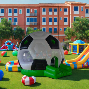 Château gonflable commercial en forme de ballon de football pour enfants, idéal pour la <span class=keywords><strong>location</strong></span> événementielle - Product Image 5