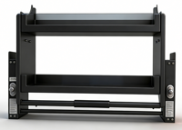 Dommagic Moderno Ecológico Ajustável Cesto Elevatório de Metal Fosco para Armário de Cozinha e Despensa, Suporte para Temperos, 2 Anos de Garantia
